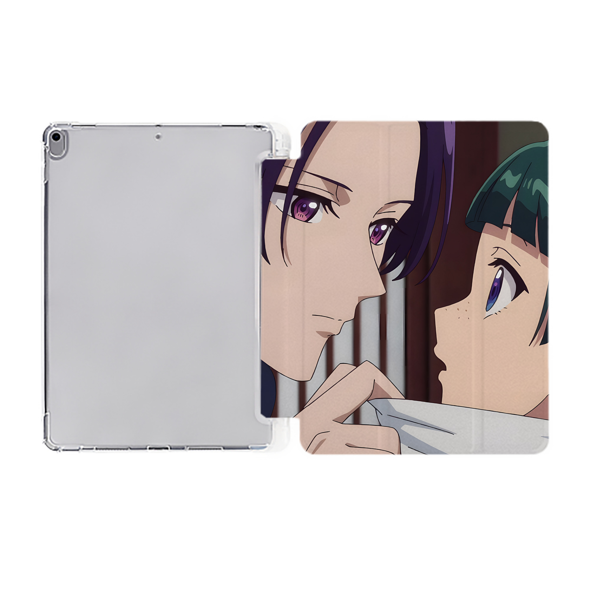 （画像用） 薬屋のひとりごと The Apothecary Diaries IPad ケース ペン収納付き 三つ折りスタンド PUレザー×シリコン 対応機種9.5/10.5/10.9インチ